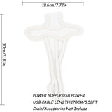 TONGER® Dancing Ballet Girl Wall LED Neon Sign Light