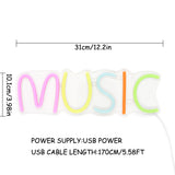 TONGER® MUSIC Wall LED Neon Sign Light