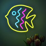TONGER® Baby Puffer Fish Wall LED Neon Sign Light
