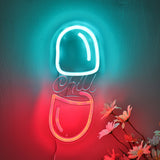 TONGER® Chill With Capsule Wall LED Neon Sign Light
