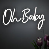 TONGER® Oh Baby Wall LED Neon Sign Light