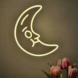 TONGER® Moon Wall LED Neon Sign Light