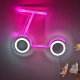 TONGER® Scooter Wall LED Neon Sign Light