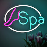 TONGER® Foot Spa Wall LED Neon Sign Light