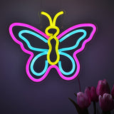 TONGER® Butterfly Wall LED Neon Sign Light