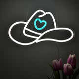 TONGER® Cowboy Hat Wall LED Neon Sign Light