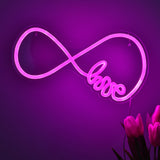 TONGER® Infinity Love Wall LED Neon Sign Light