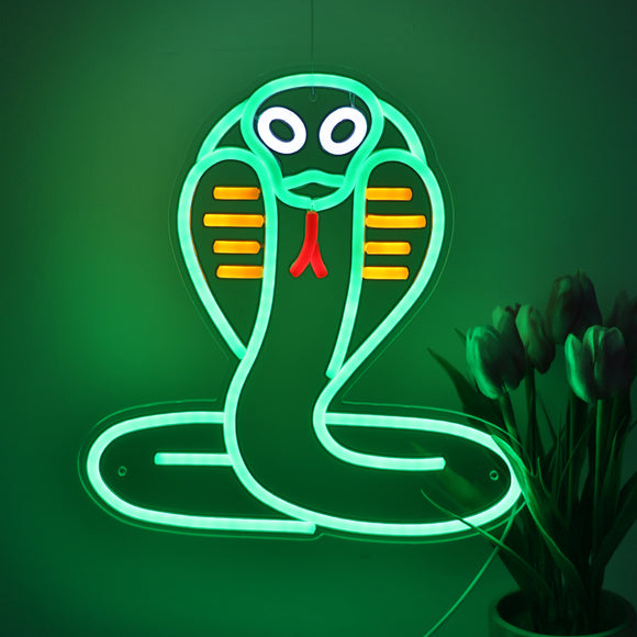 TONGER® Cobra Wall LED Neon Sign Light