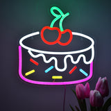 TONGER® Cherry Cake Wall LED Neon Sign Light