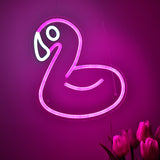 TONGER® Flamingo Balloon Wall LED Neon Sign Light