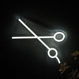TONGER® Scissors Wall LED Neon Sign Light