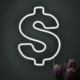 TONGER® Dollor Symbol Wall LED Neon Sign Light