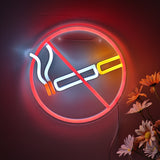 TONGER® No Smoking Wall LED Neon Sign Light