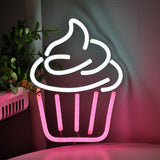 TONGER® Cupcake Wall LED Neon Sign Light