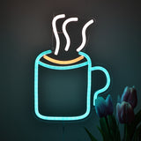 TONGER® Coffee Mug Wall LED Neon Sign Light