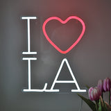 TONGER® I Heart LA Wall LED Neon Sign Light