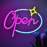 TONGER®  Open Star-Shaped Wall LED Neon Sign Light