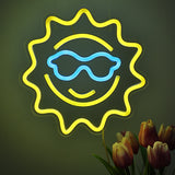 TONGER® Smiley Sun Wall LED Neon Sign Light