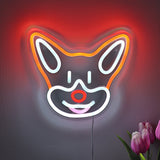 TONGER® Corgi Puppies Dogs Wall LED Neon Sign Light