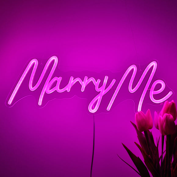 TONGER® Marry Me Wall LED Neon Sign Light