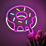 TONGER® Donut Wall LED Neon Sign Light