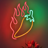 TONGER® Chilli With Fire Wall LED Neon Sign Light