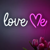 TONGER® Love me Wall LED Neon Sign Light