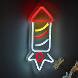 TONGER® Rocket Wall LED Neon Sign Light