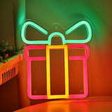 TONGER® Christmas Gifts Box Wall LED Neon Sign Light