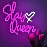 TONGER® Slay Queen Wall LED Neon Sign Light