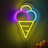 TONGER® Ice Cream Wall LED Neon Sign Light