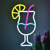 TONGER® Cocktail Hour Wall LED Neon Sign Light