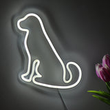 TONGER® Dog Wall LED Neon Sign Light