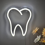 TONGER® Teeth Dental Wall LED Neon Sign Light