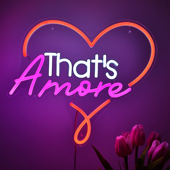TONGER® That's Amore Wall LED Neon Sign Light