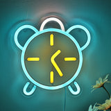 TONGER® Clock Wall LED Neon Sign Light