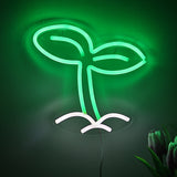 TONGER® Artistic Sapling Seedlings Tree Wall LED Neon Sign Light