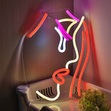 TONGER® Heartbroken Girl Wall LED Neon Sign Light