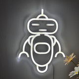 TONGER® Robot Wall LED Neon Sign Light