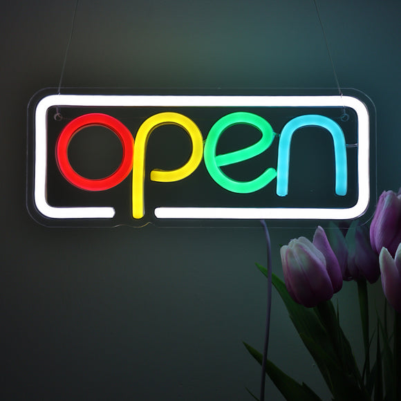 TONGER® Open Wall LED Neon Sign Light