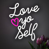 TONGER® Love Yo Self Wall LED Neon Sign Light
