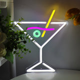 TONGER® Cocktail Wall LED Neon Sign Light