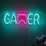 TONGER® GAMER Wall LED Neon Sign Light