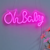 TONGER® Oh baby Wall LED Neon Sign Light