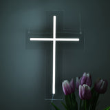 TONGER® Cross Wall LED Neon Sign Light