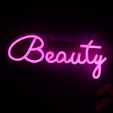 TONGER® Pink Beauty Wall LED Neon Sign Light