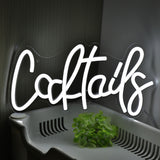TONGER® Cocktails Wall LED Neon Sign Light