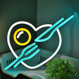 TONGER® Love Food Wall LED Neon Sign Light