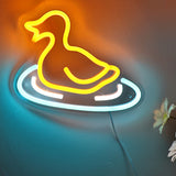 TONGER® Swimming Duck In Pond Wall LED Neon Sign Light