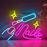 TONGER® Nails Wall LED Neon Sign Light